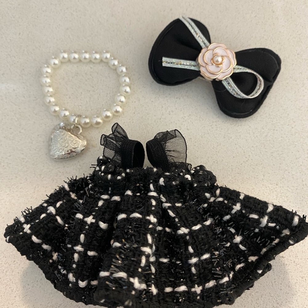 Stylish 3 piece Labubu the monsters plus doll outfit no toy